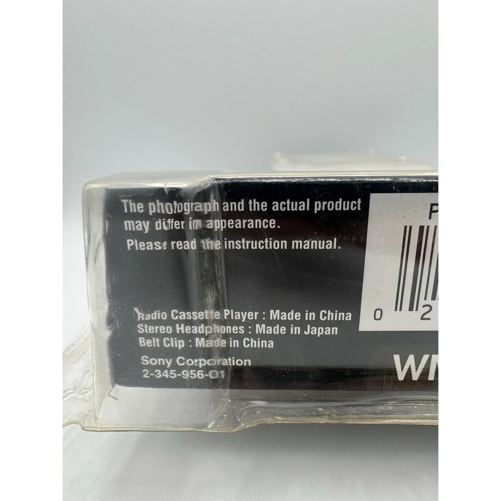 New Sealed Sony Walkman WM-FX197 AM/FM Mega Bass Cassette Player – NOS 2005 VTG